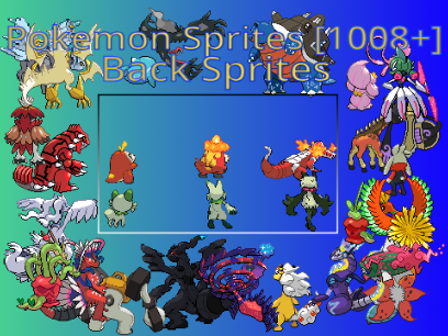 Pokemon Back Sprites+