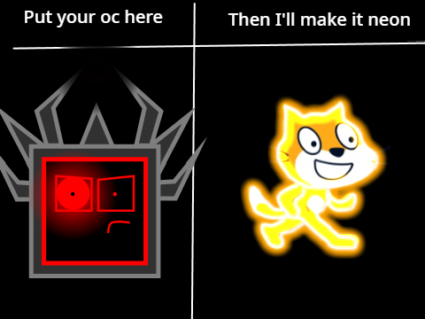 Put your oc’s and I will make it neon remix