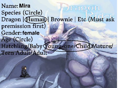 Dragon Rider RPG Bio  remix