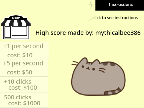 Pusheen clicker 2.0 (@mythicalbee386)