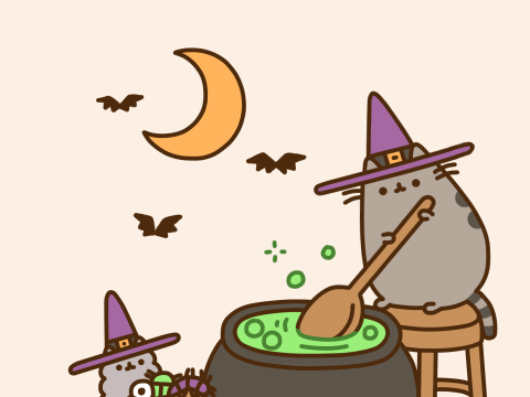 Brewing with Pusheen