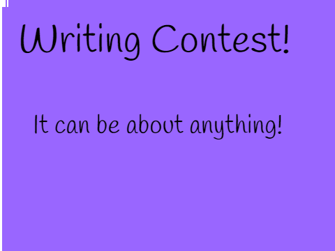 ~Writing Contest~