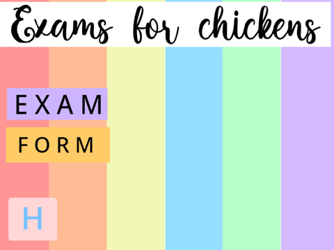 How to train a chicken