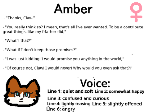 Amberflight's Promise - My audition