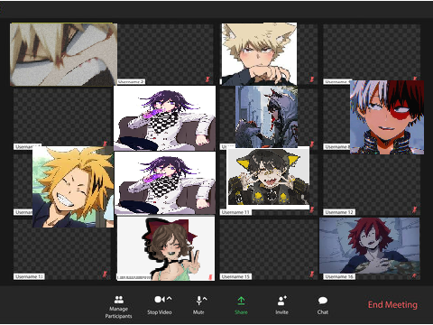 Add yourself to the Zoom Anime ver. remix remix~! remix remix remix