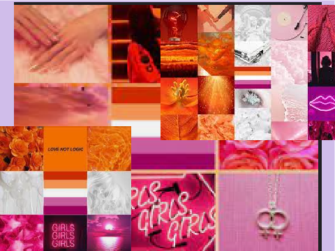 First project-Lesbian collage