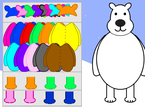 Polar bear dress up remix