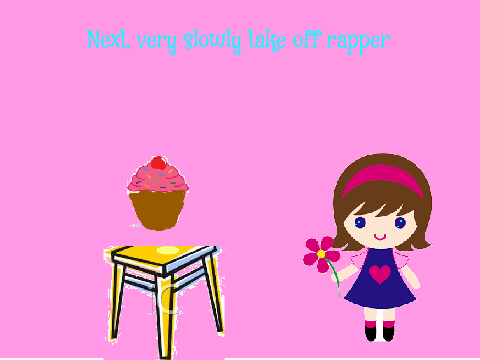 How to eat a cupcake!