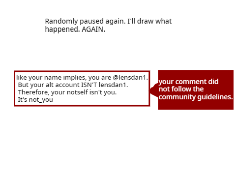 Paused again!