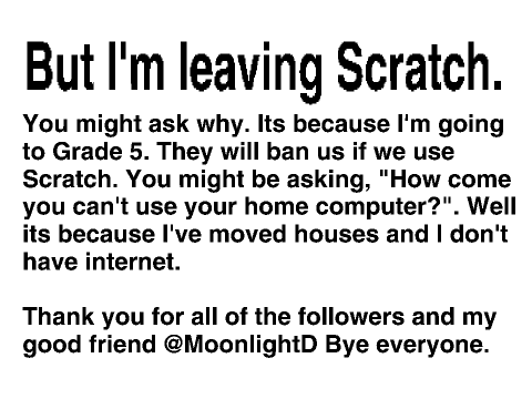 Sad news. Please read