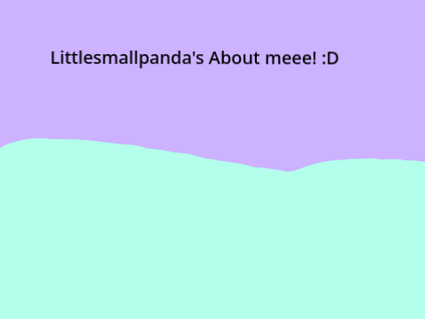 Littlesmallpanda's About me