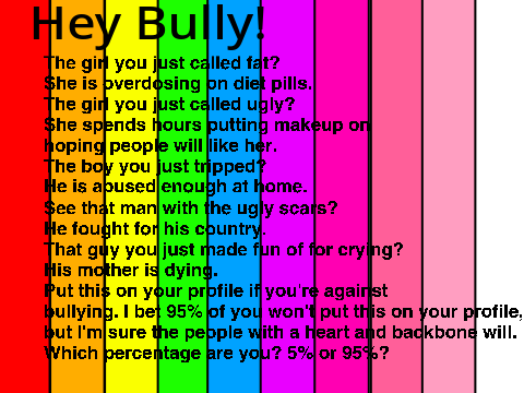 Hey Bully! Be Kind! remix remix remix
