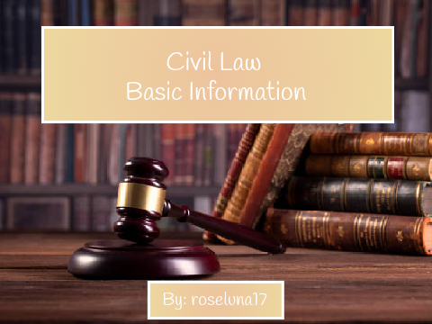 Basic Information About Civil Law