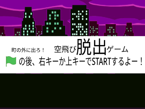 空飛び脱出ゲーム(脱出はできない) 