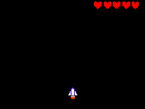 インベーダーゲーム的なシューティング
