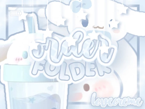 ❄ order folder‎ ᶻᶻ