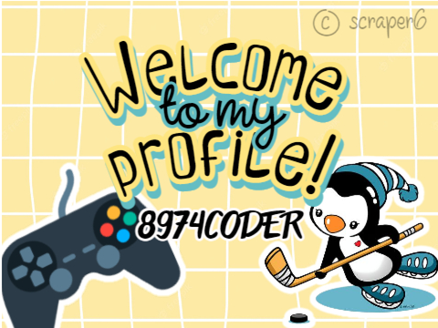 Welcome to my profile!