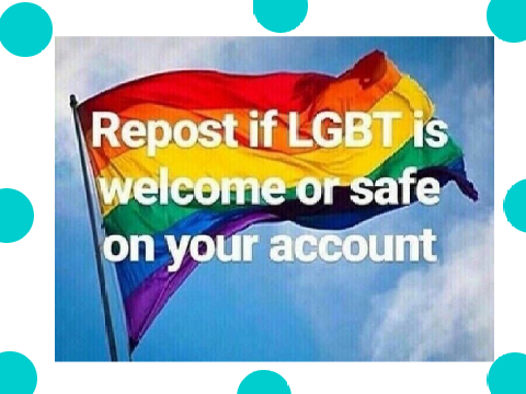 Remix/Repost if the LGBTQ+ community is welcome and safe on your account remix remix