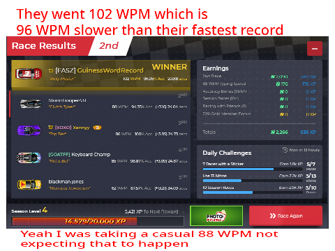 198WPM?!