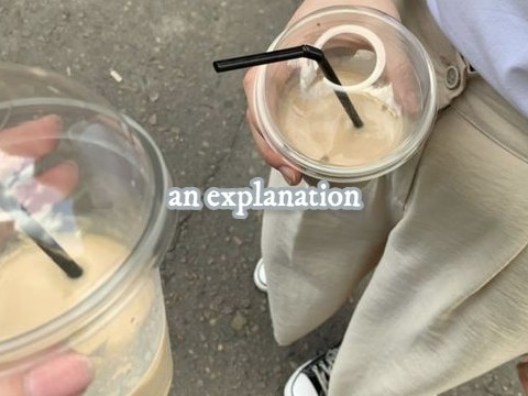 an explanation.