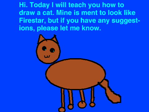 How to draw Cats