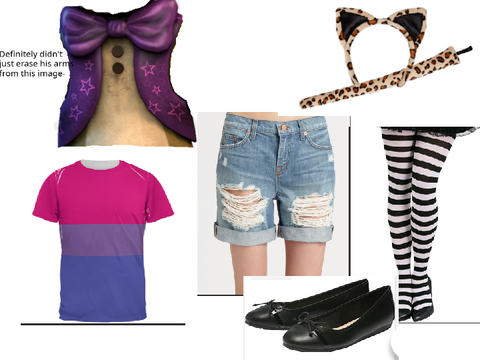 Me platonic wedding outfit 