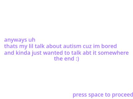 reasons why i think i might have autism
