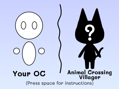 I will make your OC an Animal Crossing Villager!