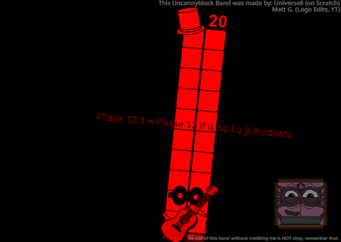 Uncannyblocks Band Tens but different 1