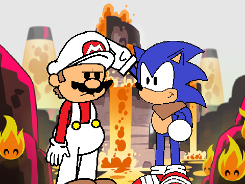 Don't Touch Fire Mario!