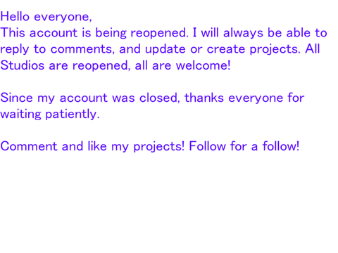 [IMPROTANT NOTICE]