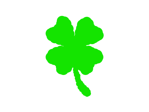 clover-dot art