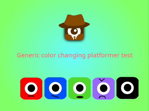 color changing platformer test (generic)