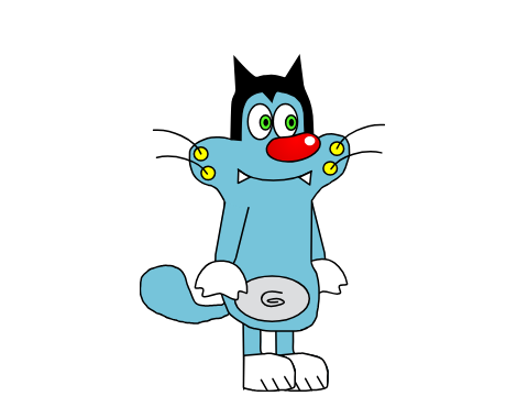 Oggy (Oggy And The Cockroaches) Vector Sprite