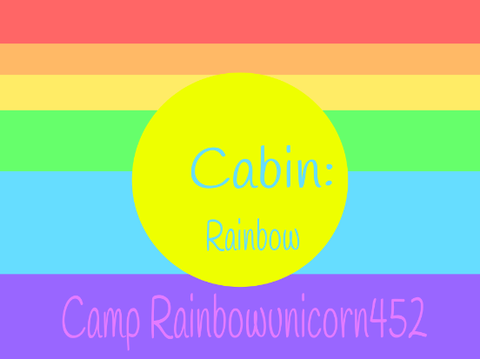 Welcome to cabin Rainbow