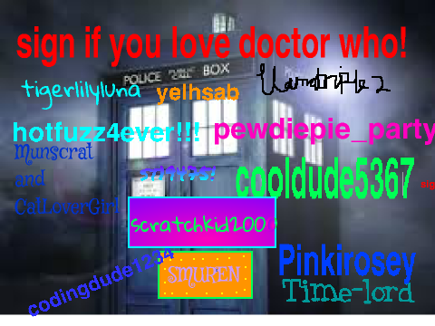 Sign if you love Doctor Who! (remixed like 700 times) remix remix
