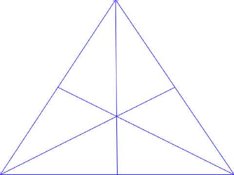 triangle median drawer