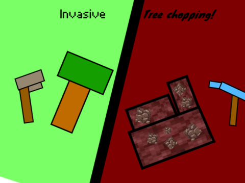 Invasive tree chopping remix