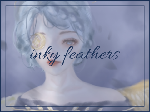inky feathers ♦ art