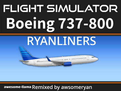 Ryanliners Flight Simulator / Boeing 737-800 / 2D