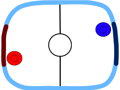 Air hockey