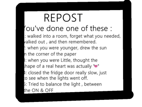 Repost if u have done one of these remix