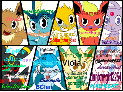 Sign your name beside ur favorite eeveelutions! remix remix remix remix remix remix remix r..… remix