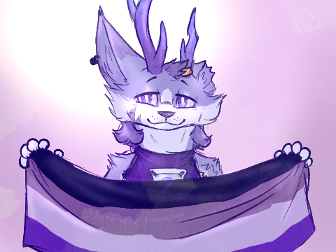 Purple and Grey- Ace Week