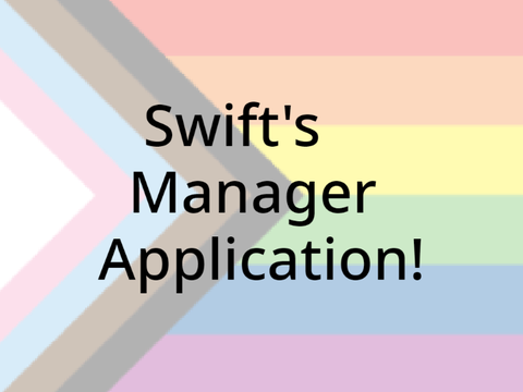 ♡ LGBTQ+ Hangout & Support ♡ manager application entry