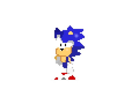 Sonic Pixel Sprite