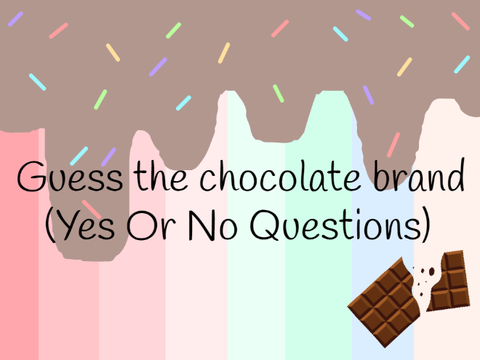 Guess the chocolate brand (Yes Or No Questions)