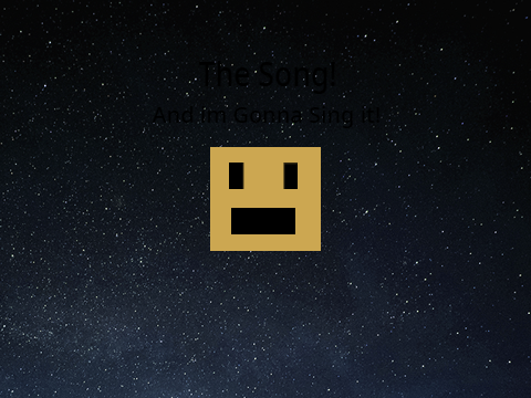 a Cube Singing Fourth of July Song!