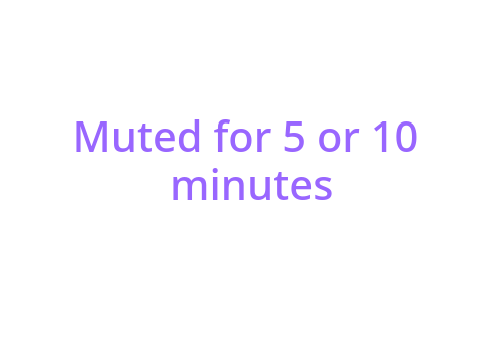 muted