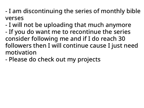Updates (31st of October)